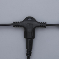 Гирлянда &laquo;Занавес&raquo; 2 &times; 6 м, IP44, УМС, тёмная нить, 1440 LED, свечение белое, 220 В