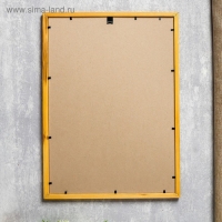 Фоторамка  дерево 30х42 см сосна, МИКС (пластиковый экран)