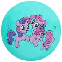 Мяч детский &laquo;Единороги&raquo;, d=22 см, 60 г, цвет МИКС