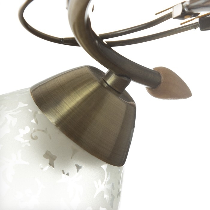 Люстра "Фриони" 3 лампы 40Вт Е27 бронза 45х45х26