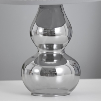 Настольная лампа "Бабена" Е27 40Вт серый 21х21х33см RISALUX Настольная лампа "Бабена" Е27 40Вт серый 21х21х33см RISALUX