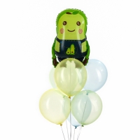 Набор шаров &laquo;Авокадо&raquo;, латекс, фольга, 7 шт.