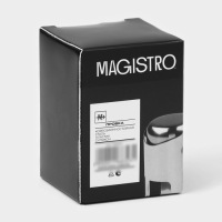 Пробка для бутылки раздвижная Magistro, 4&times;4&times;5,5 см, цвет серебристый