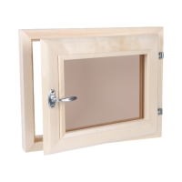 Окно, 40&times;50см, двойное стекло ЛИПА, бронза