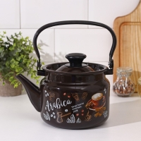 Чайник цилиндрический, 2 л, индукция, деколь МИКС, цвет коричневый Чайник цилиндрический, 2 л, индукция, деколь МИКС, цвет коричневый