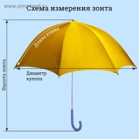 Зонт детский с ушами &laquo;Микки Маус&raquo; d=70