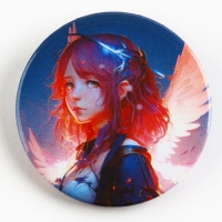 Значок металлический аниме , набор «Неон», d=38 мм, 4 шт. Значок металлический аниме , набор «Неон», d=38 мм, 4 шт.