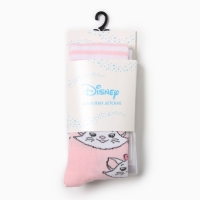 Колготки детские &laquo;Мари&raquo;, Коты аристократы, рост 116-122 см, цвет белый/розовый