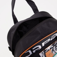 Чемодан детский 37 л (S), отдел на молнии, дорожная сумка, цвет чёрный