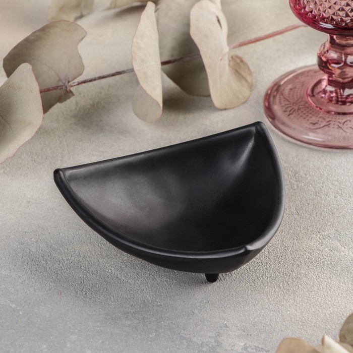 Соусник &laquo;Чёрный Восток&raquo;, 90 мл, 10&times;10,5&times;4 см, цвет чёрный