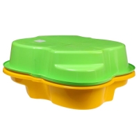 Песочница детская пластиковая, 94 &times; 70 &times; 19 см, жёлтая, &laquo;Синбад&raquo;