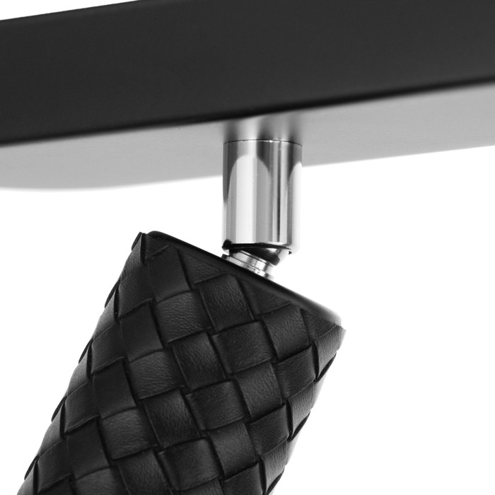 Потолочный светильник Потолочный светильник "Скин" 3хЕ27 40Вт черный 30х6х16см