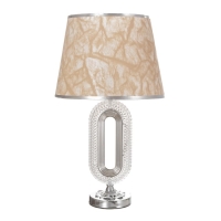 Лампа настольная "Рета" 1х40Вт Е27+подсветка, хром 29х29х51см Лампа настольная "Рета" 1х40Вт Е27+подсветка, хром 29х29х51см