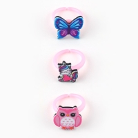 Кольцо 3 шт с тату &laquo;Милой принцессе&raquo; 8 х 12 см