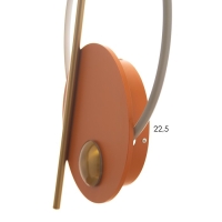 Бра "Алле" LED 17Вт 3000К оранжевый золото 66х6,5х41см Бра "Алле" LED 17Вт 3000К оранжевый золото 66х6,5х41см