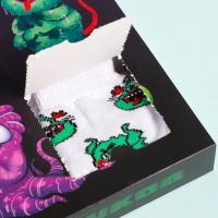 Подарочный набор носков адвент, 6 пар "Монстры" , 14-16 см Подарочный набор носков адвент, 6 пар "Монстры" , 14-16 см