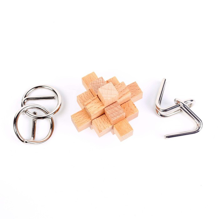 Головоломка металлическая &laquo;Загадки Великих Правителей&raquo;, набор 3 шт.