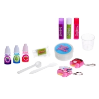 Опыты для девочек &laquo;Помада для губ&raquo;, единорог и мороженка, в пакете