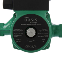 Насос циркуляционный Оasis C 25/4, напор 4 м, 40 л/мин, 35/53/72 Вт Насос циркуляционный Оasis C 25/4, напор 4 м, 40 л/мин, 35/53/72 Вт
