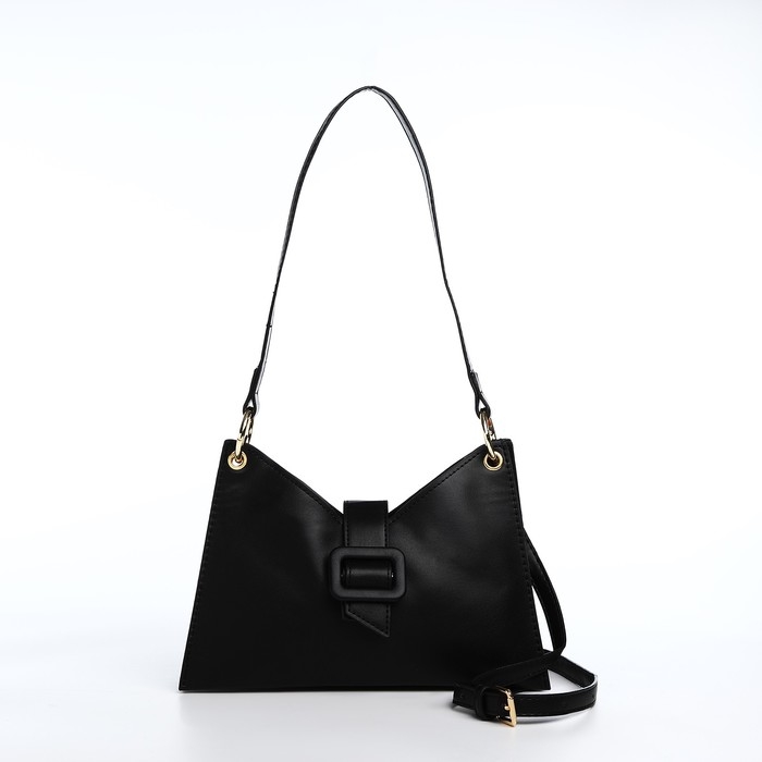 Сумка-мессенджер на молнии, цвет чёрный Сумка-мессенджер на молнии, цвет чёрный