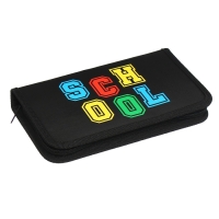 Пенал 1 секция 115 х 205 х 30 мм, Calligrata "School", ламинированный картон Пенал 1 секция 115 х 205 х 30 мм, Calligrata "School", ламинированный картон