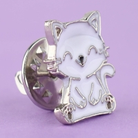 Значок металлический &laquo;Котик&raquo; 2,2 х 1,6 см