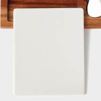 Набор для подачи сыра &laquo;Мрамор&raquo;, 2 ножа, акация