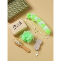 Набор банный Доляна, 5 предметов (3 мочалки, расческа, пемза), цвет МИКС Набор банный Доляна, 5 предметов (3 мочалки, расческа, пемза), цвет МИКС