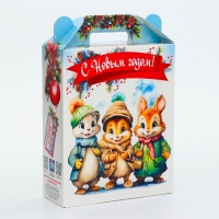 Новый год. Подарочная коробка Новогодняя Подарок "Мультяшки" с анимацией 16,8 х 6,8 х 20, 9 см. Новый год. Подарочная коробка Новогодняя Подарок "Мультяшки" с анимацией 16,8 х 6,8 х 20, 9 см.
