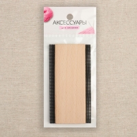 Щётка для удаления катышков, двусторонняя, 10 &times; 5,5 &times; 0,8 см, цвет бежевый