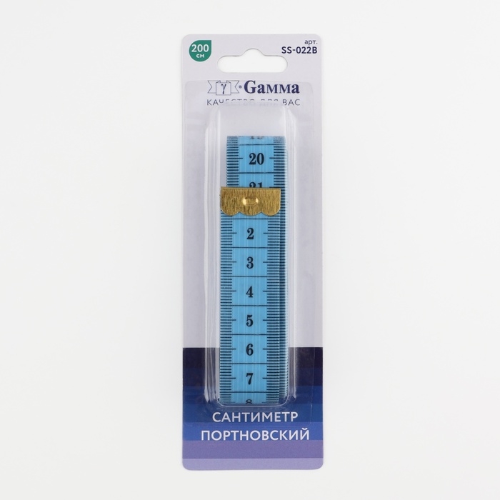 Сантиметровая лента, 200 см, цвет МИКС