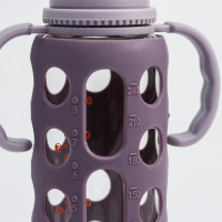 Бутылочка в силиконовом чехле, стекло, классическое горло, +6мес., 240мл., цвет МИКС для девочки Бутылочка в силиконовом чехле, стекло, классическое горло, +6мес., 240мл., цвет МИКС для девочки