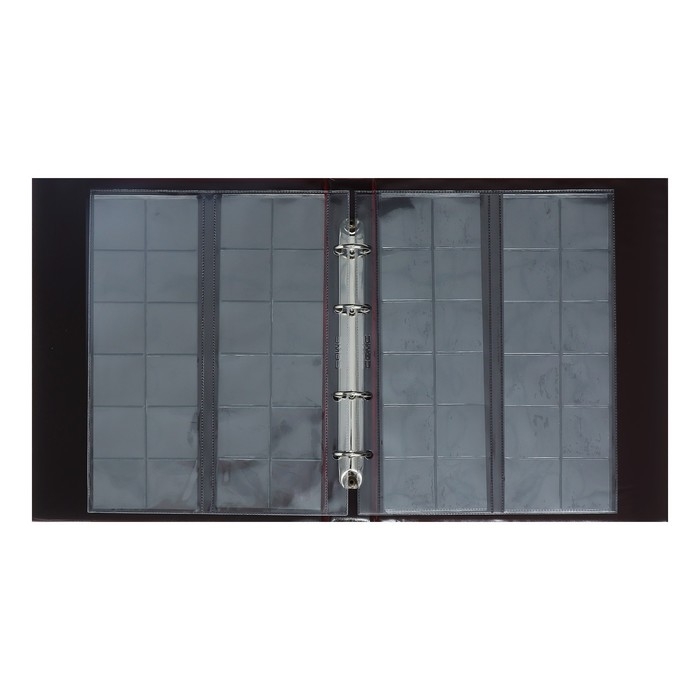 Альбом для монет Альбом для монет "Коллекция", 230 х 270 мм, Optima, 10 скользящих листов, коричневый