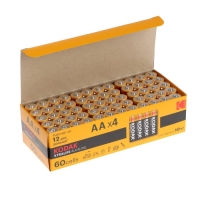 Батарейка алкалиновая Kodak Xtralife, AA, LR6-60BOX, 1.5В, бокс, 60 шт. Батарейка алкалиновая Kodak Xtralife, AA, LR6-60BOX, 1.5В, бокс, 60 шт.