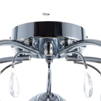 Люстра "Лиана" 5хЕ27 40Вт хром 55х55х36 см BayerLux Люстра "Лиана" 5хЕ27 40Вт хром 55х55х36 см BayerLux