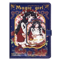 Записная книжка подарочная, А6, 100 листов, цветной блок, с фигурным хлястиком на магните, "Аниме", МИКС Записная книжка подарочная, А6, 100 листов, цветной блок, с фигурным хлястиком на магните, "Аниме", МИКС