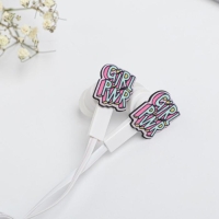 Наушники вакуумные в пакете &laquo;Чудеса твой стиль жизни&raquo;, с микрофоном, 1,2 м, 10 х 15 см