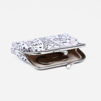 Кошелёк на фермуаре, цвет белый Кошелёк на фермуаре, цвет белый