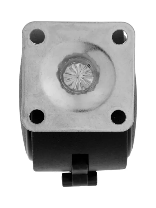 Колесо мебельное ТУНДРА, d=40 мм, на площадке 33х33 мм, с тормозом, набор 4 шт