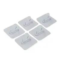 Держатель с клейкой поверхностью ТУНДРА, d=25 мм, 68&times;68 мм, прозрачный