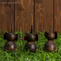 Набор сувенирный "Слоники"(3 шт)14х4,5х12 см