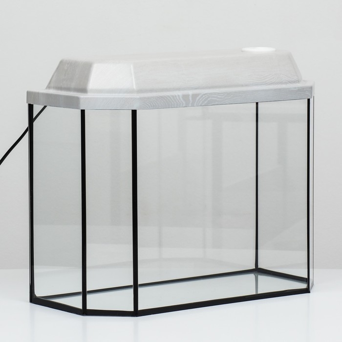 Комплект аквариумов "Матрешка" - 5 шт, Панорамные с крышками, 15 л, 20 л, 25 л, 30 л, 40 л