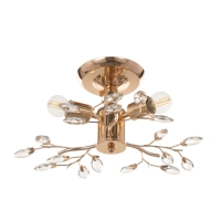 Люстра "Нежность" 3х40Вт Е27 золото 42х42х18см