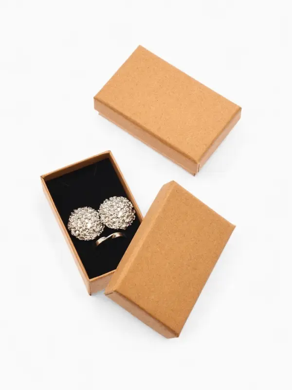 Коробочка подарочная под набор "Крафт", 5*8 см, цвет бежевый