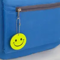 Светоотражающий элемент &laquo;Смайлик&raquo;, двусторонний, d=5.3 см, цвет жёлтый