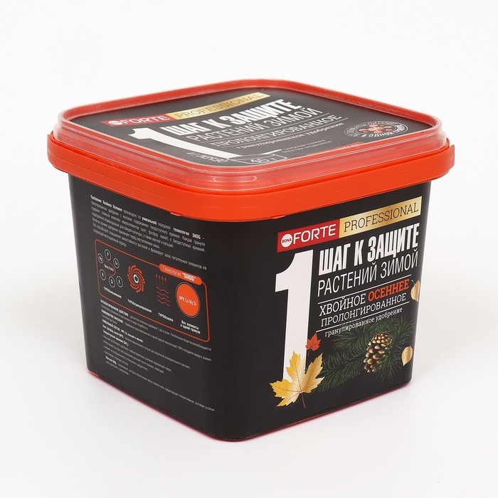 Удобрение Bona Forte хвойное осеннее с биодоступным кремнием, гранулы, ведро, 1 л Удобрение Bona Forte хвойное осеннее с биодоступным кремнием, гранулы, ведро, 1 л