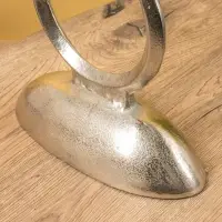 Подсвечник "Фазы Луны" алюминий 28х13х72,5 см