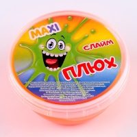 Слайм &laquo;Плюх&raquo; контейнер 350 г, оранжевый