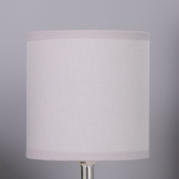 Лампа настольная "Бриз" 1х40Вт Е14 серый 13х13х25см