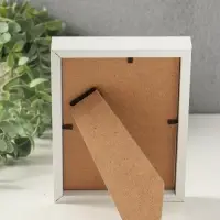 Фоторамка МДФ на 1 фото 10х15 см "Белая классика" 2,5х13х18 см